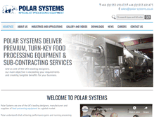 Tablet Screenshot of polar-systems.co.uk